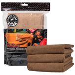 Chemical Guys Workhorse Professional Microfibre Towel - Tan 3 Pack